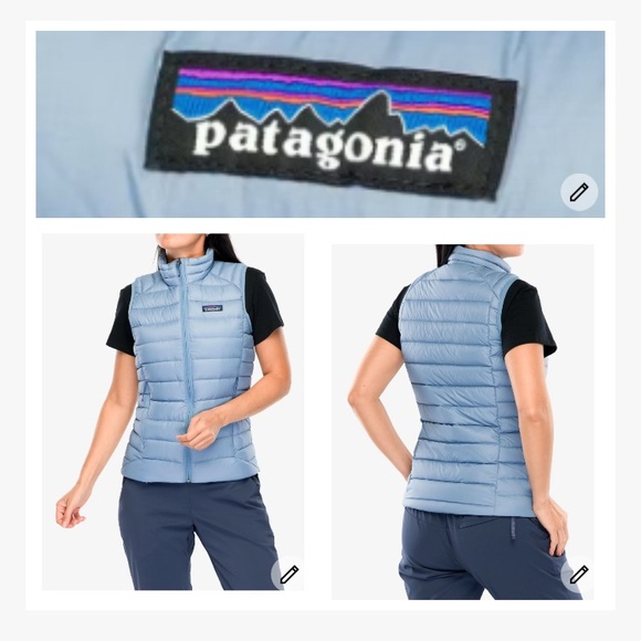 NWT Patagonia Down Sweater Vest Sz Women’s XS Barnacle Blue